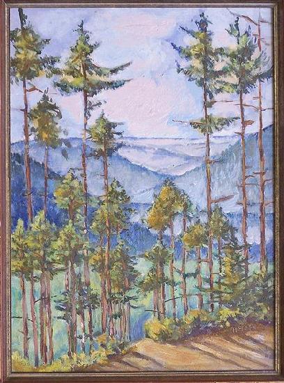 Marianne North Kiefern oil painting picture